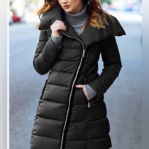 Tahari NWT New Brooklyn Black 🖤 Puffer Coat Size XL